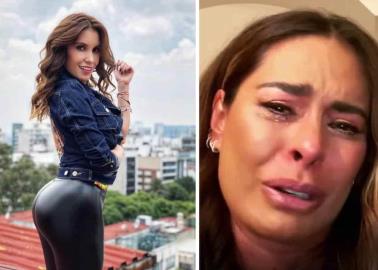 Rompe en llanto Andrea Escalona al defender a Galilea Montijo