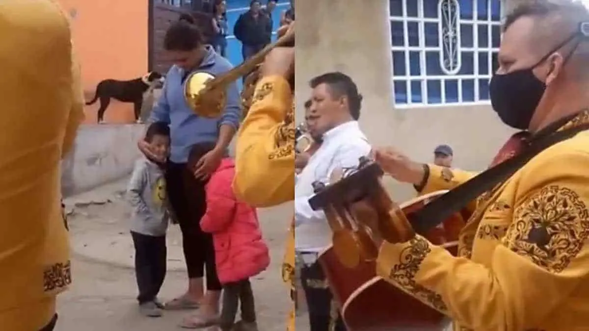VIDEO: Niño paga con canicas y unos pesos serenata para su mamá