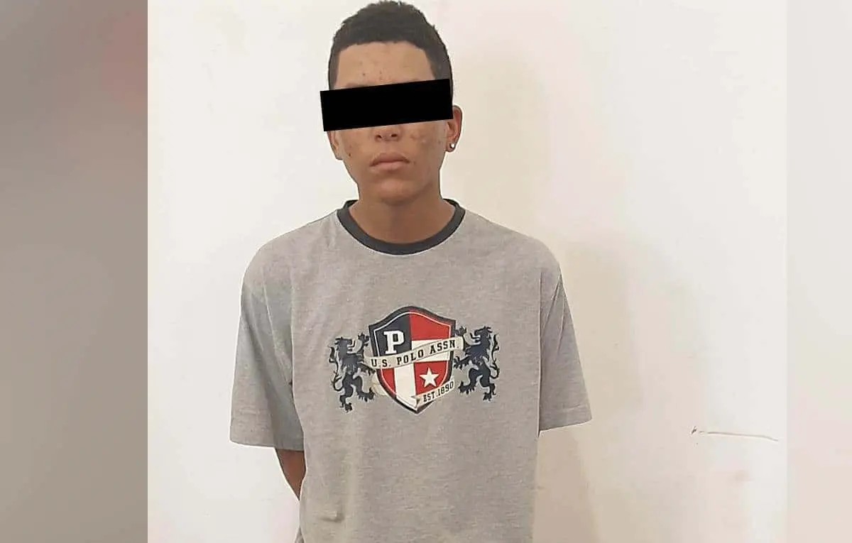 "Cae" menor de edad armado