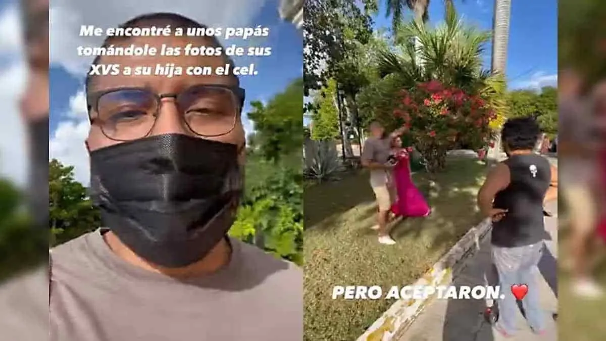 VIDEO: Regala sesión a quinceañera; sus padres usaban un cel