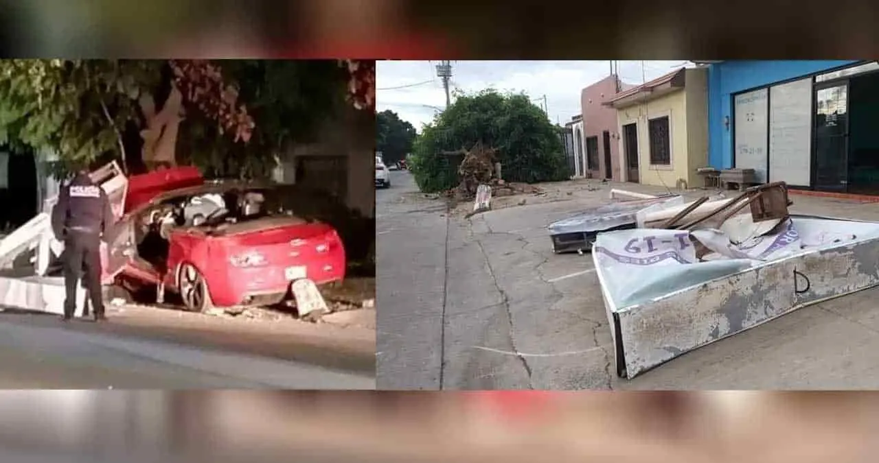 Fatal accidente en la colonia Centro