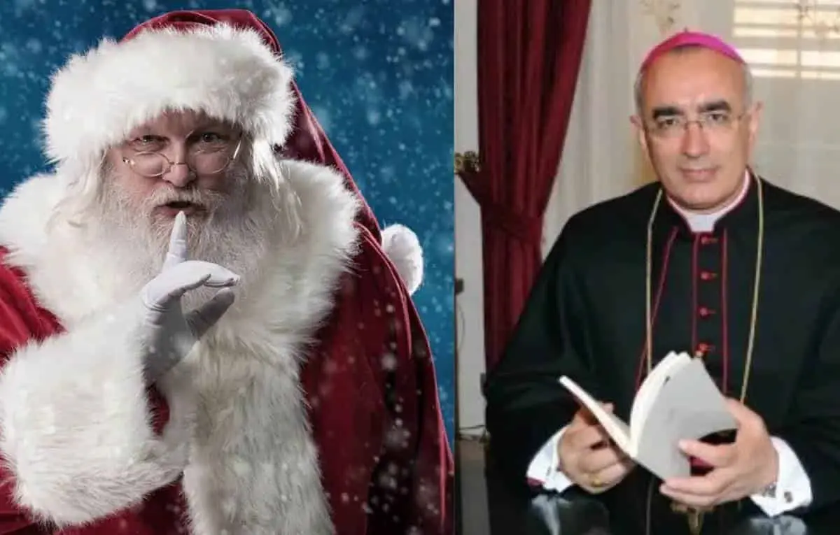 Obispo arruina Navidad a niños al decir que Santa Claus no existe