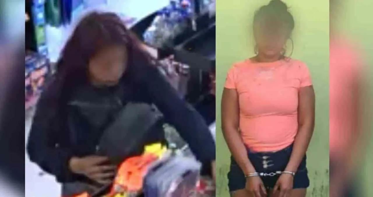 Capturan a presunta asaltante drogándose en la vía pública