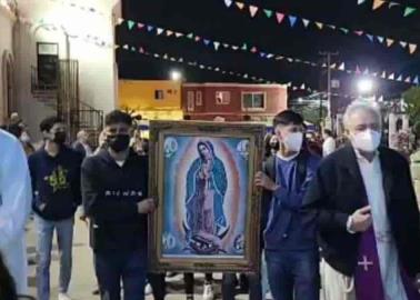 Festejan en templos a la Guadalupana