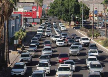 "Inundan" autos a Hermosillo