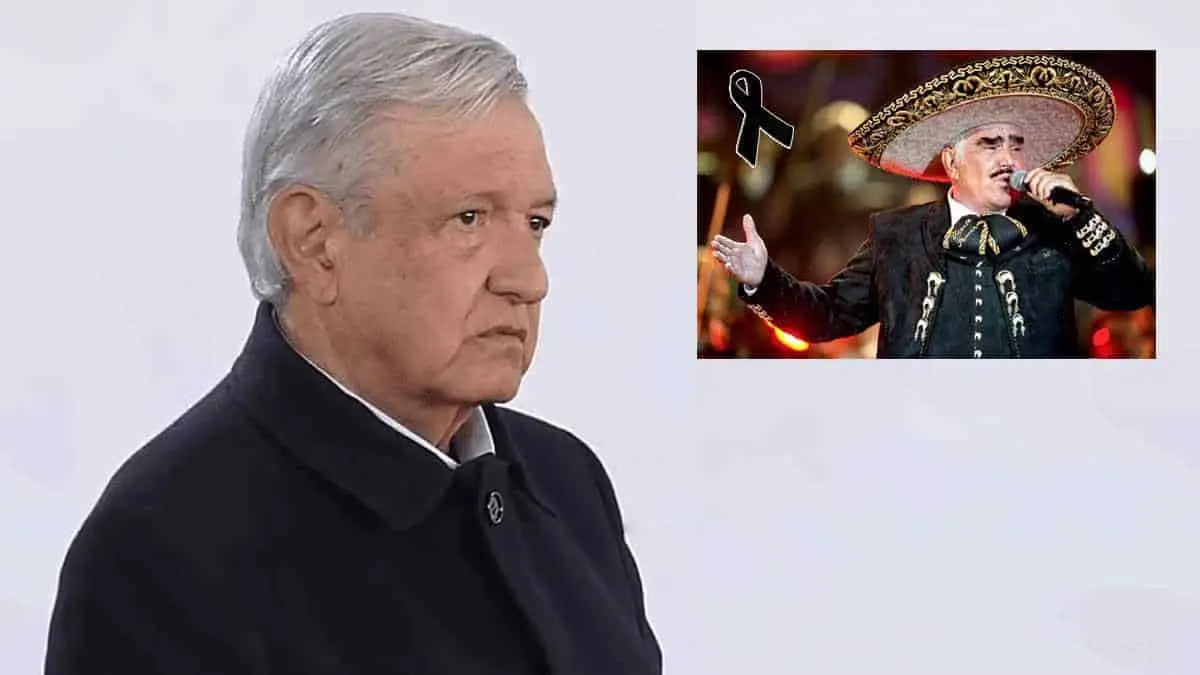 Presidente de México lamenta la muerte de Vicente Fernández