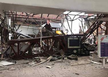 VIDEO. Momento del derrumbe de techo en Plaza Otay; hay un muerto