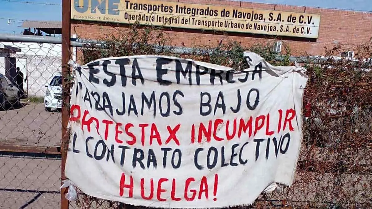 Piden intervención de Durazo en crisis del transporte en Navojoa