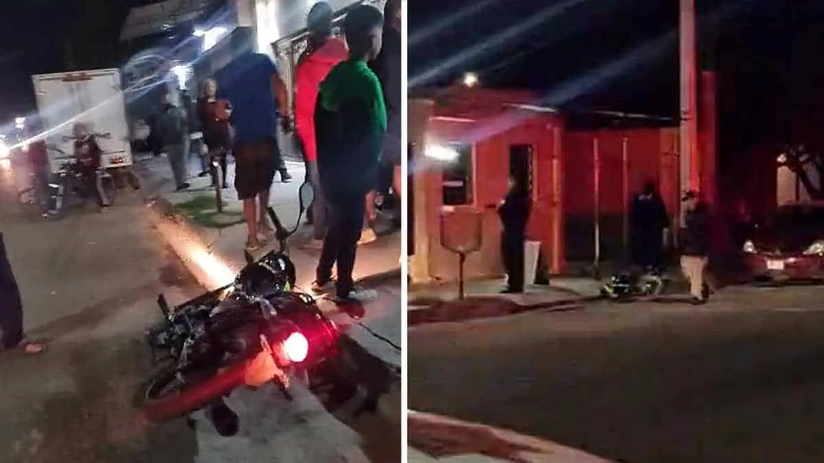 Balean a motociclista en la Nueva Palmira