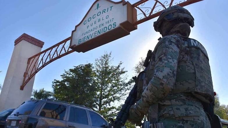 Marinos y municipales realizan barridos de vigilancia en Cajeme