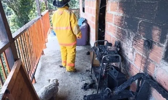 Joven rocía gasolina a sus padres y les prende fuego 