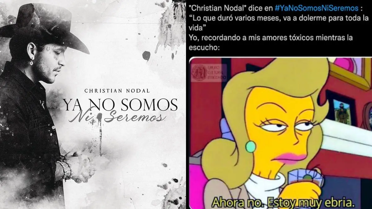 Nodal estrena "Ya no somos ni seremos" y surgen los memes