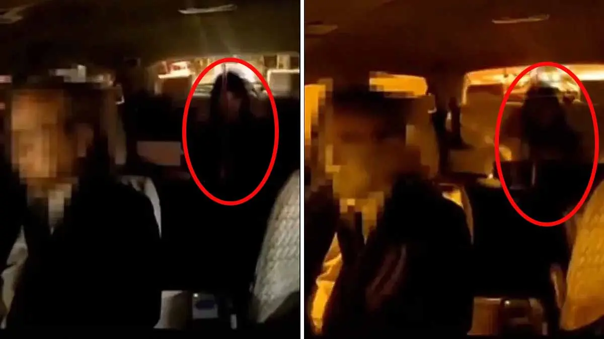 VIDEO: Taxista capta fantasma dentro del vehículo