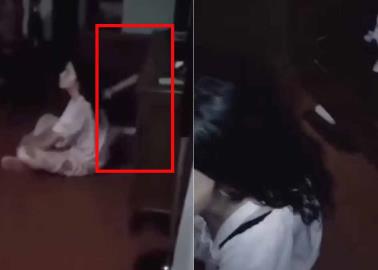 VIDEO: Capta a un fantasma jugando con el cabello de su hija