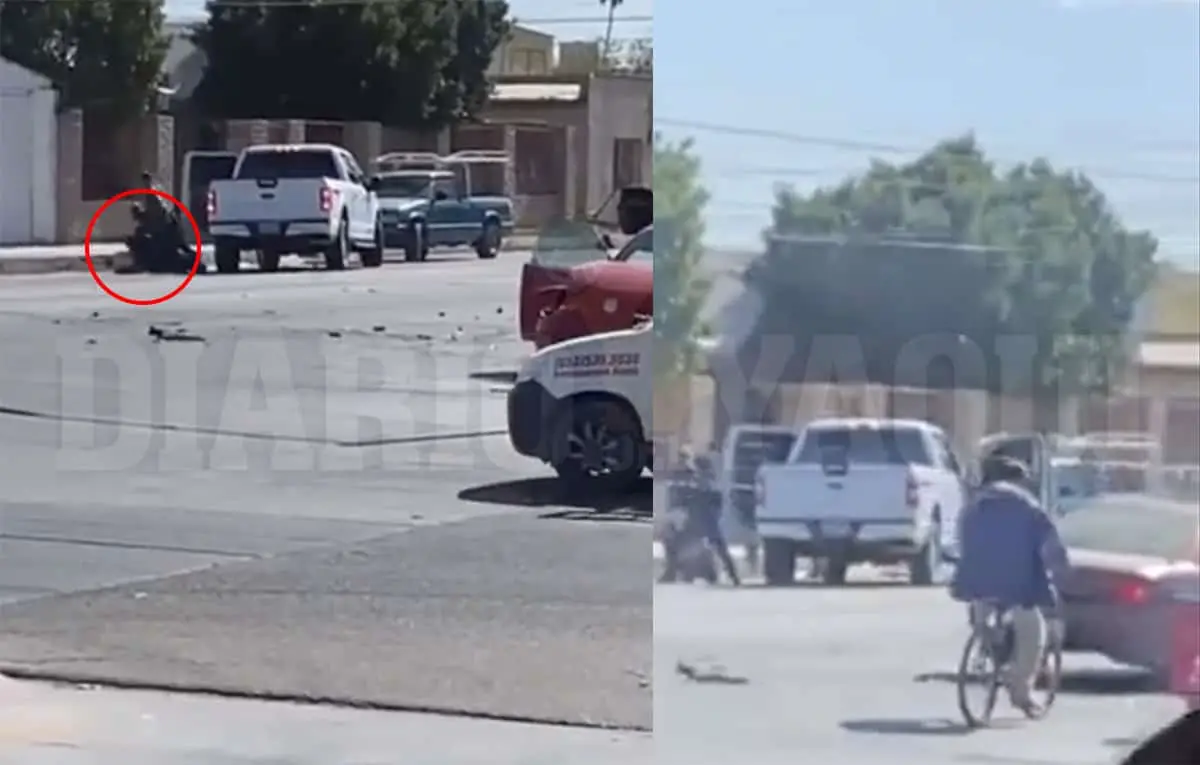 Video. Presunto grupo armado levanta a hombre en Sonora