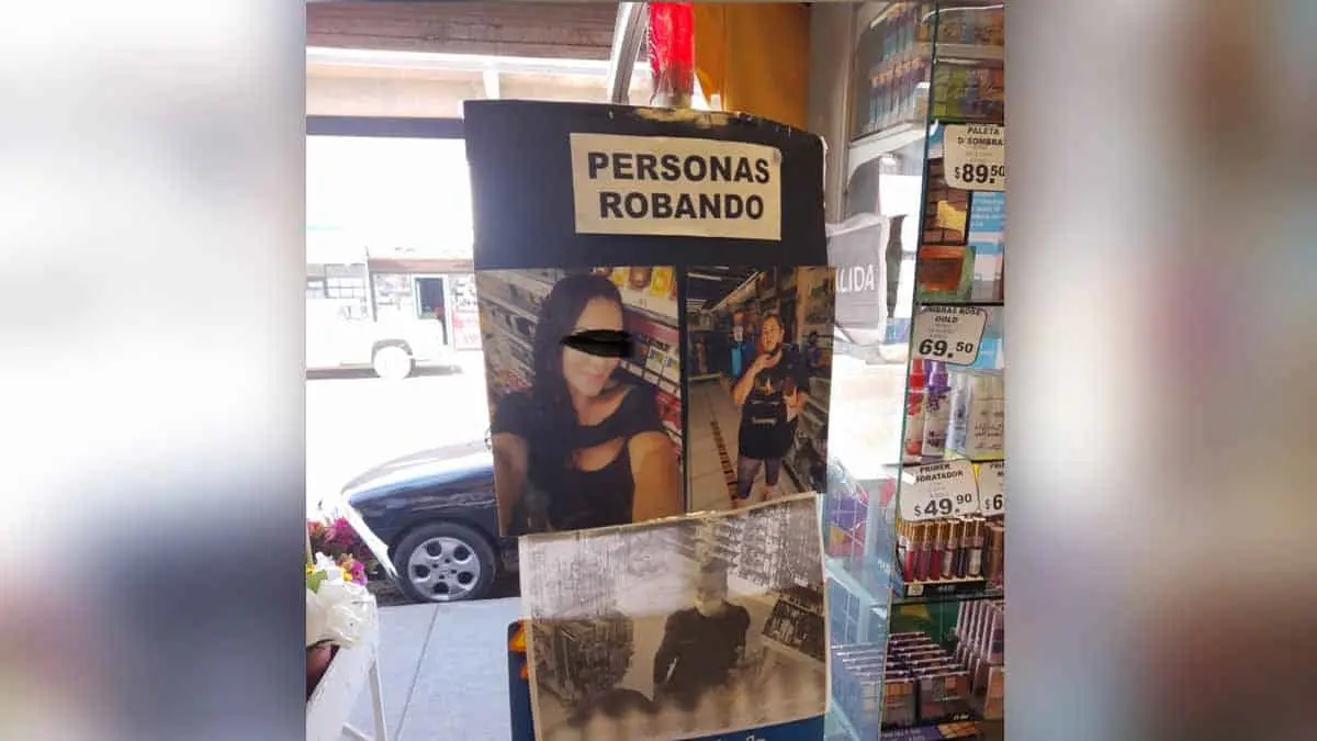 Exhiben a ladrones en comercios