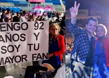 VIDEO. Christian Nodal cumple sueño de fan de 92 años VIDEO. Christian Nodal cumple sueño de fan de 92 años