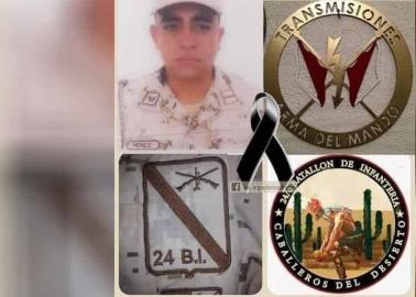 Revelan identidad de soldado caído en enfrentamiento