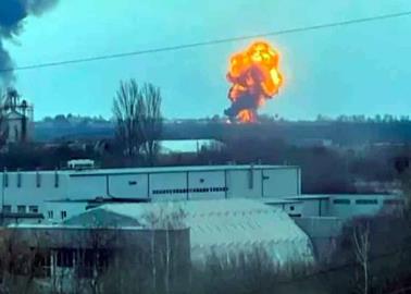 VIDEO: Rusos destruyen aeropuerto de Vinnytsia en Ucrania