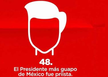 PRI presume que tuvo al presidente más guapo de México