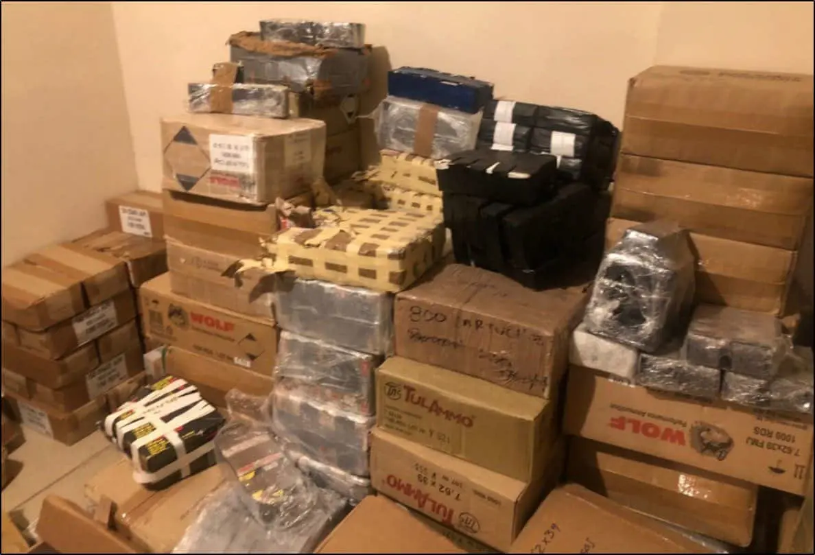 Arsenal decomisado en Navojoa vienen de EUA y Rusia