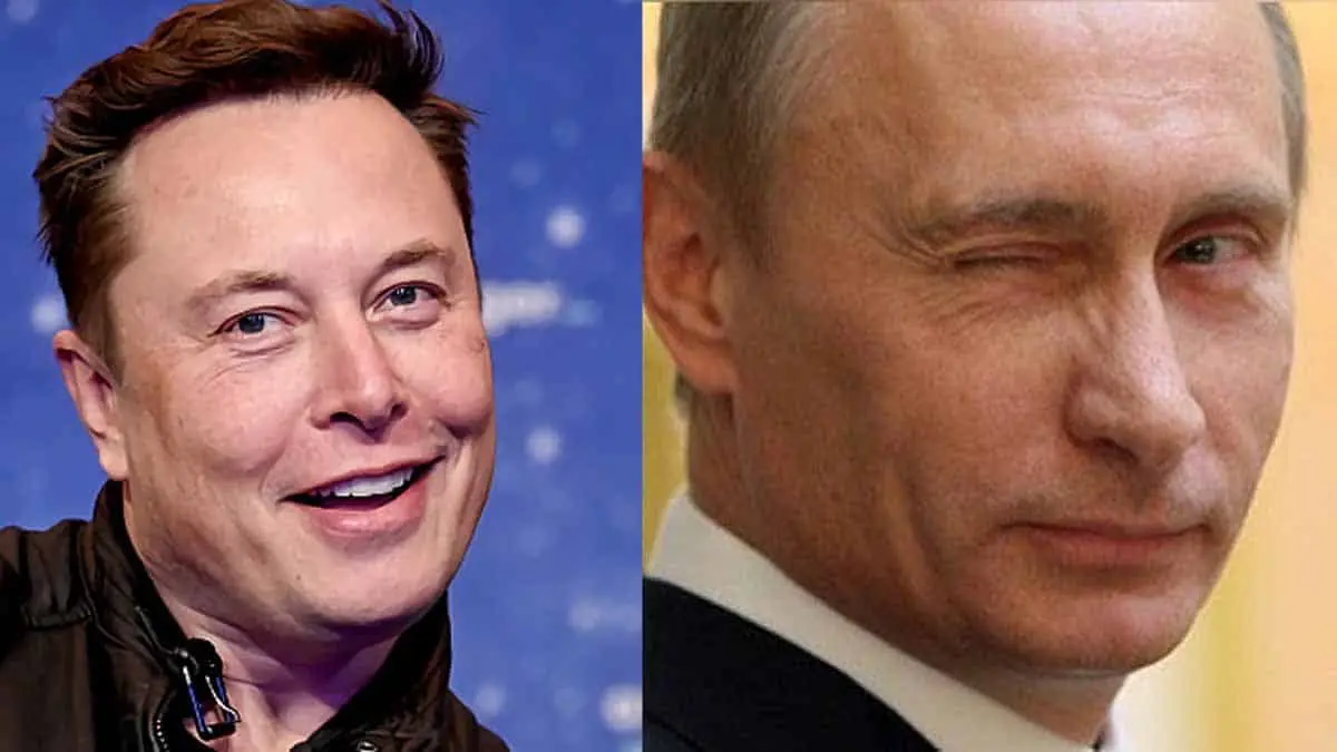 Elon Musk reta a duelo a Vladimir Putin; el premio será Ucrania