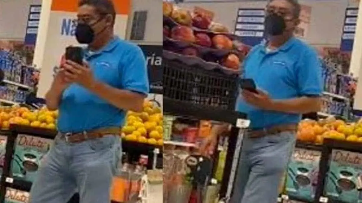 VIDEO: Exhiben a un acosador de mujeres en supermercado