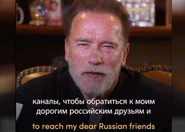 Video. Schwarzenegger manda mensaje a Putin