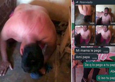 VIDEO: Golpea a su marido y le exige le pida perdón de rodillas