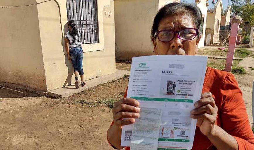 Mujer le deja megacuenta de luz a su mamá