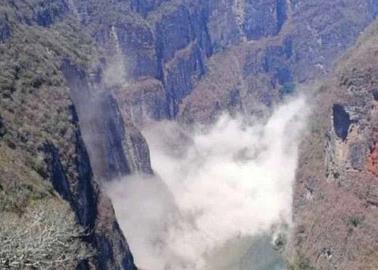 Temblor en Chiapas causa derrumbe en el Cañón del Sumidero