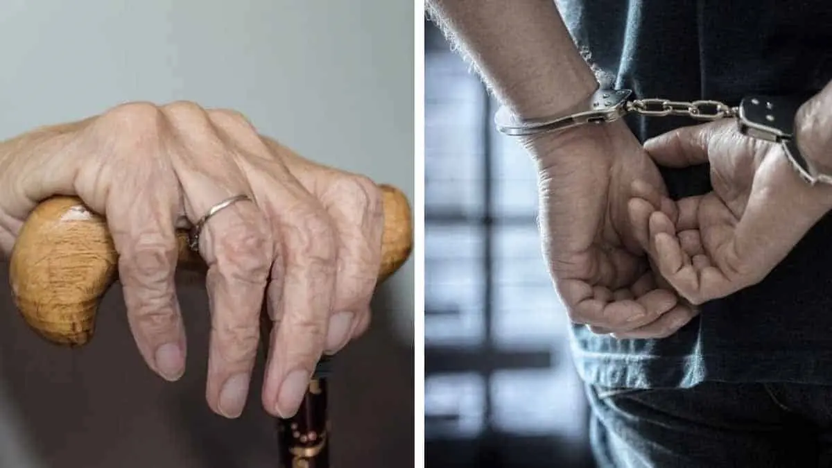 Le rompe los brazos a su madre para quitarle la pensión