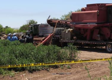 Muere hombre aplastado por pesada maquinaria