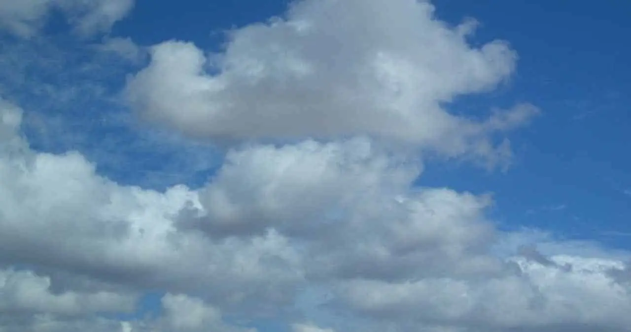 Cielos nublados, pero sin lluvias