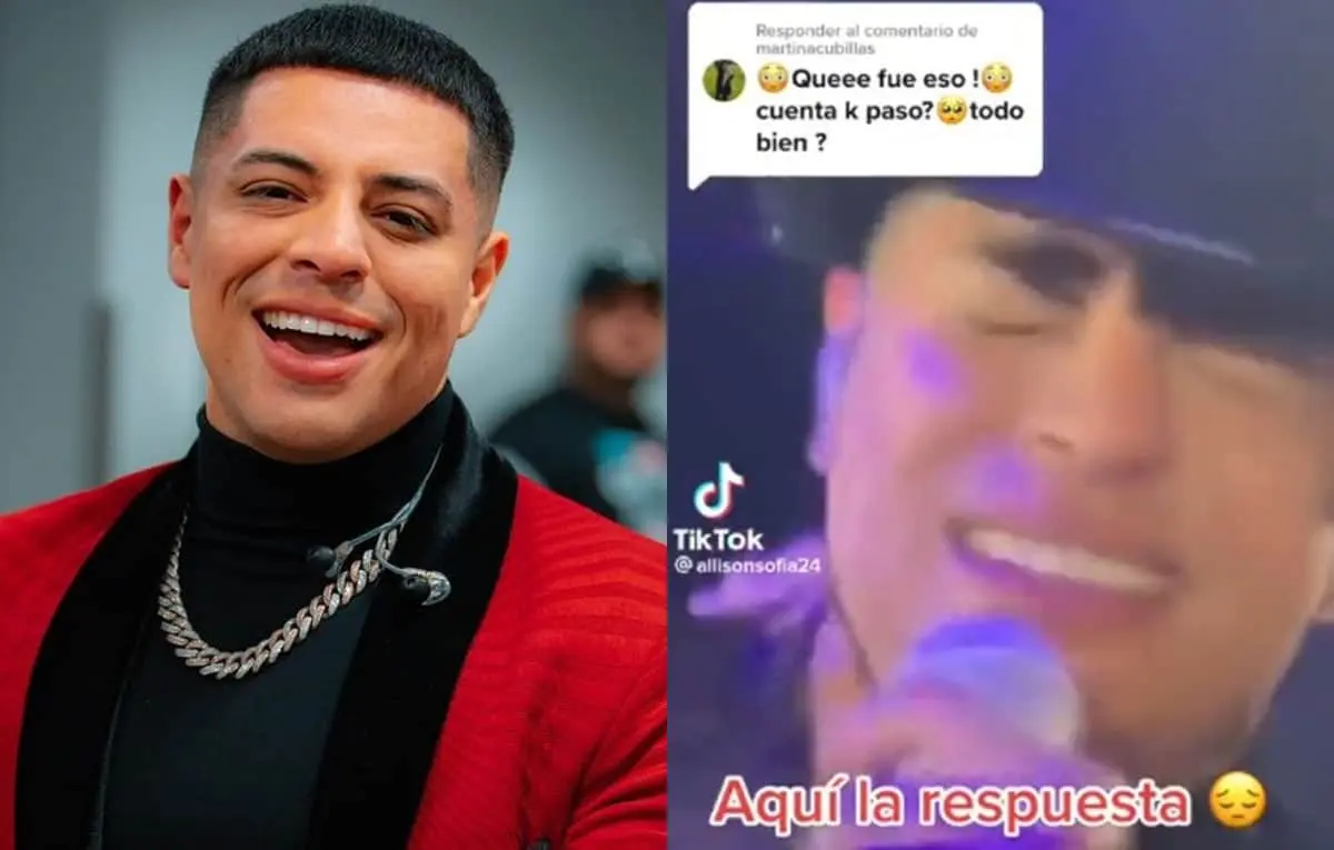 Eduin Caz es herido por fans en pleno concierto