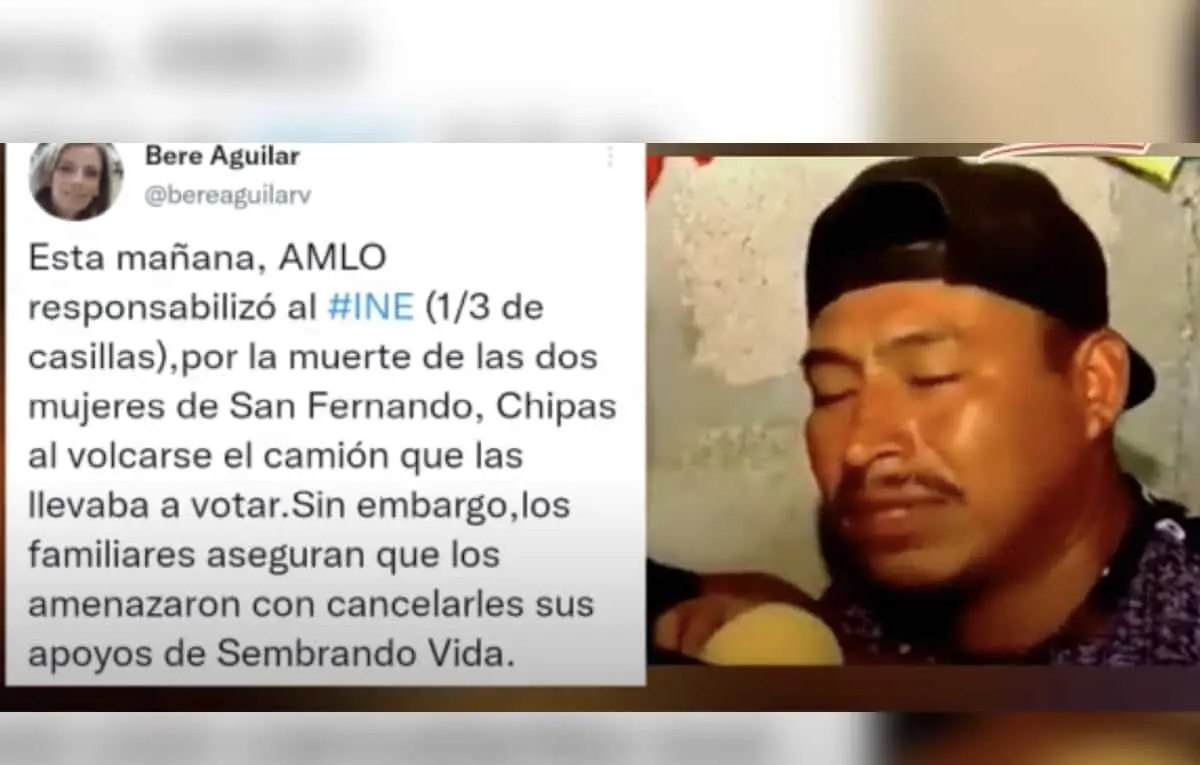 Video. Murieron cuando iban a  votar en la revocación de mandato
