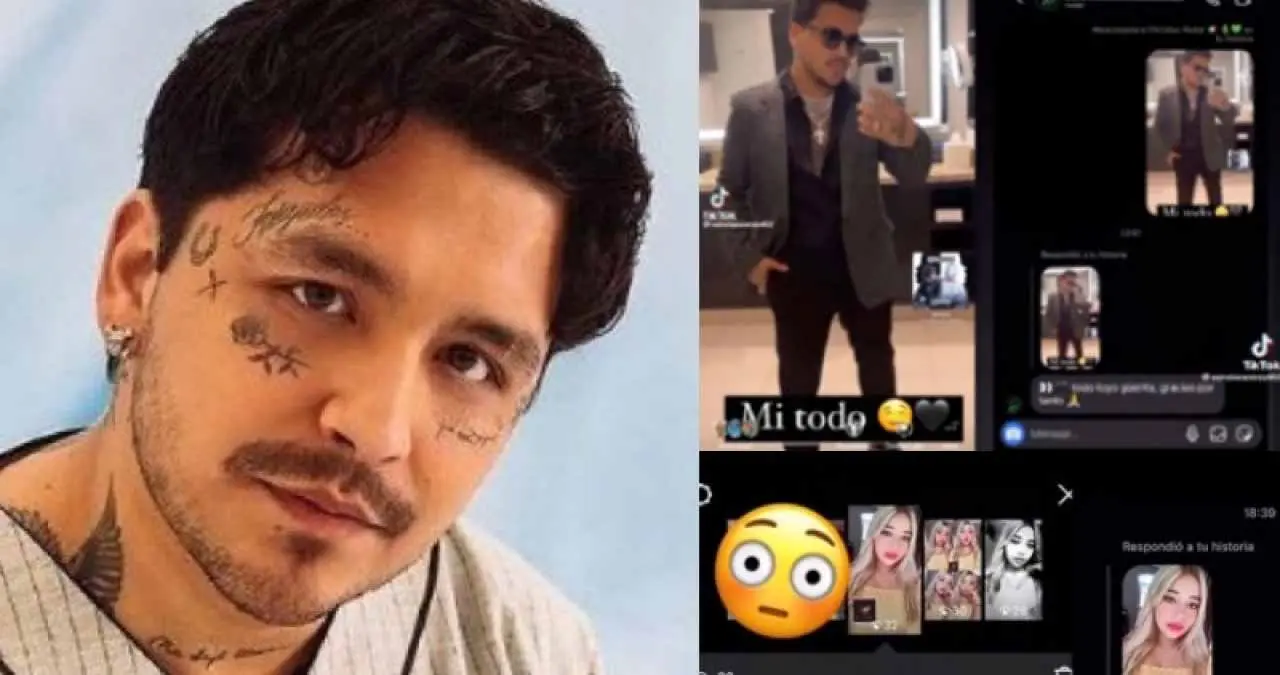 Christian Nodal coquetea con fans