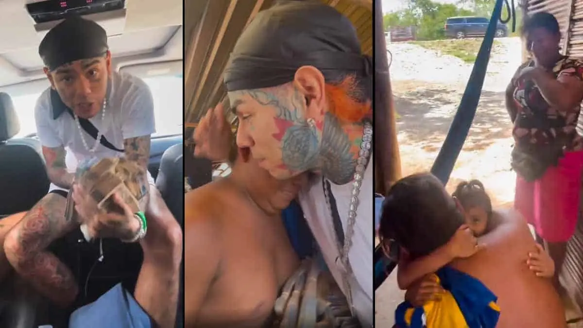 VIDEO: Rapero regala un millón de dólares a familia mexicana