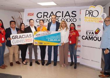 Fundación Eva de Camou recibe redondeo de Oxxo