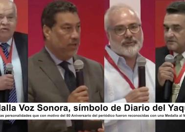 Medalla Voz Sonora, símbolo de Diario del Yaqui