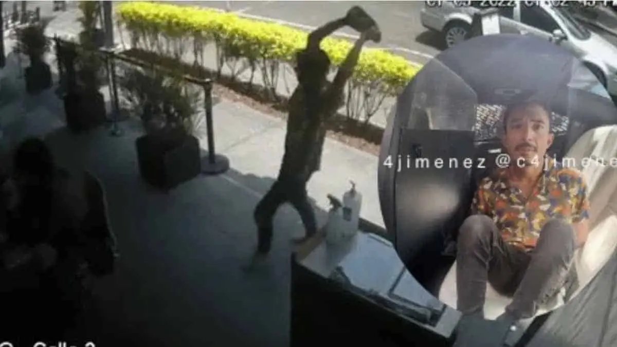 VIDEO. Detienen a hombre que golpeó a un menor con un tabique
