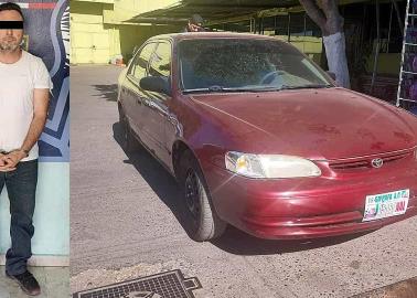 Lo detienen con auto robado en la San Rafael