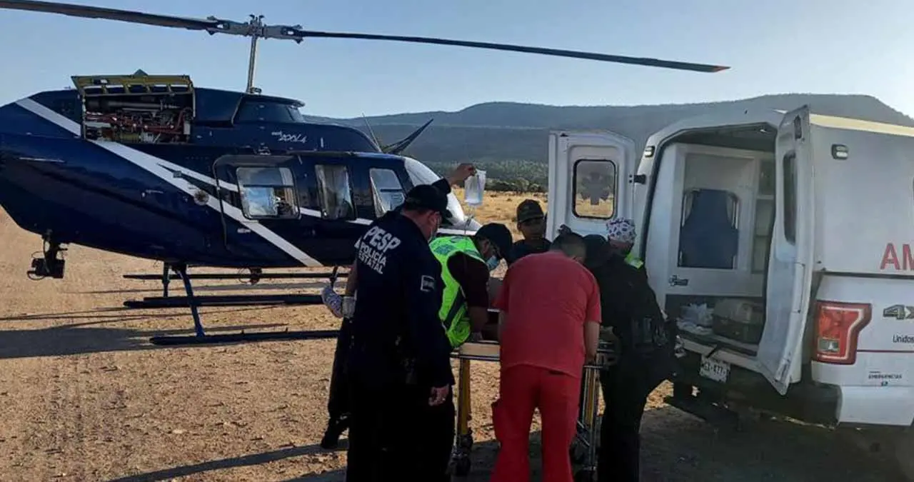 Trasladan vía aérea a embarazada de Yécora a Obregón
