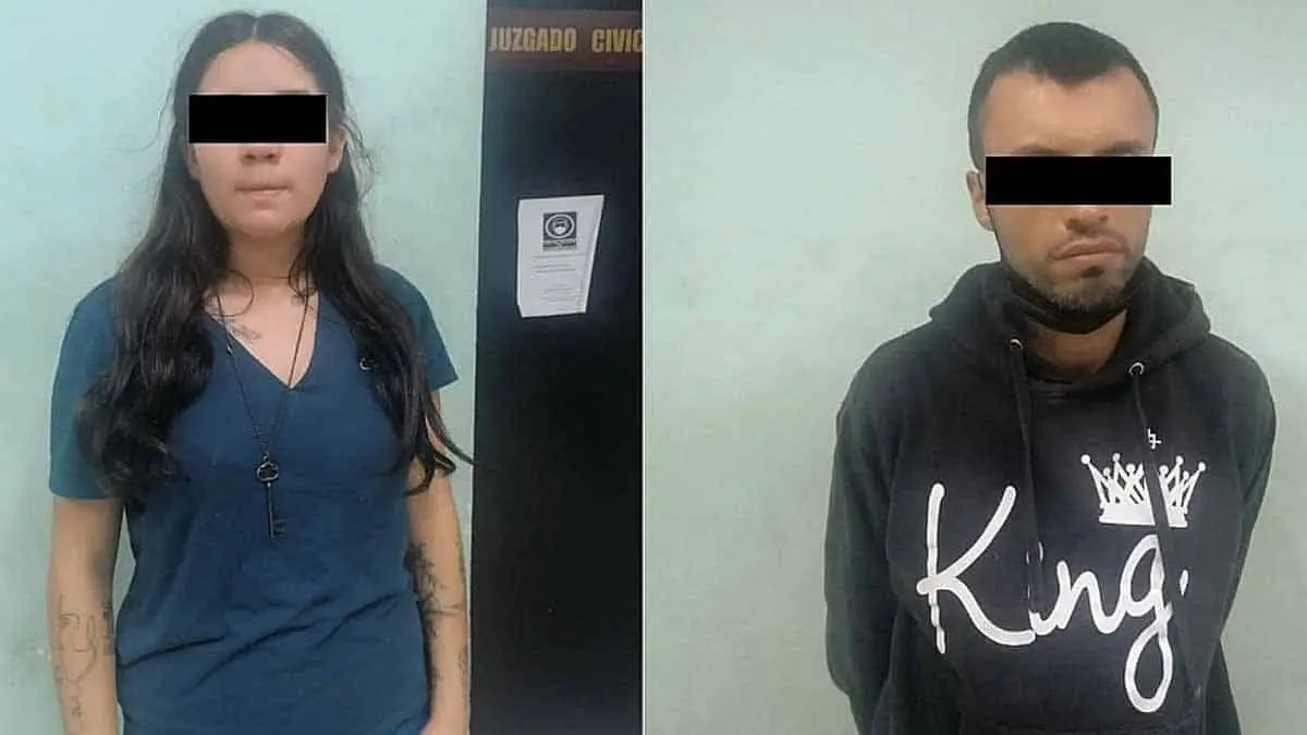 Capturan a pareja por intento de robo