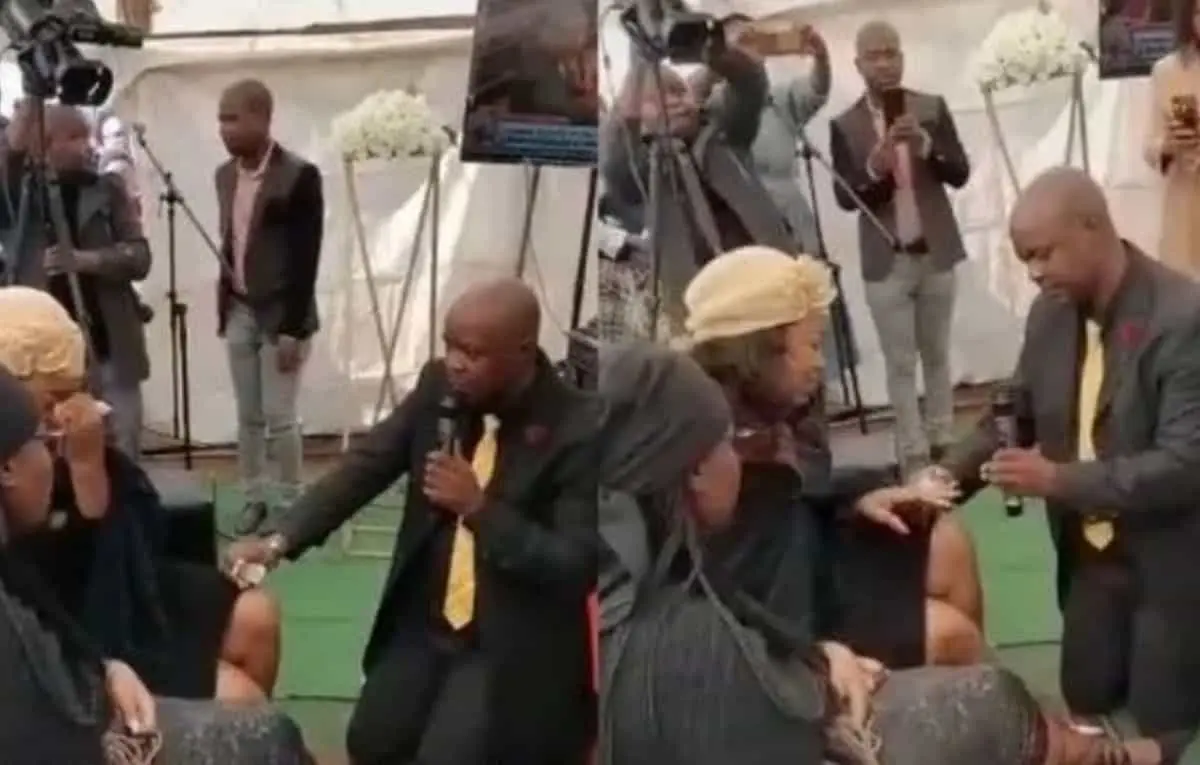 VIDEO. Le pide matrimonio a su novia en el funeral de su suegro