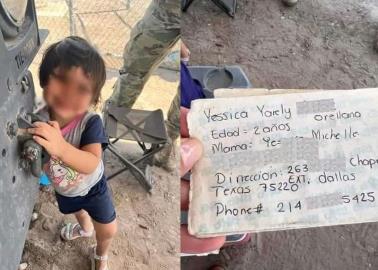 Abandonan a niña de 2 años en el Río Bravo