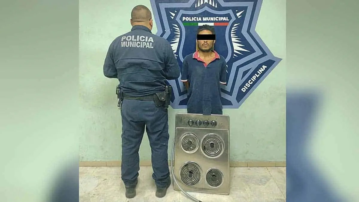 Capturan a presunto ladrón de escuela