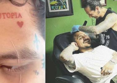 Nodal modifica el último tatuaje que tenía de Bely y así le quedó