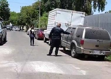 Hallan camioneta con reporte de robo