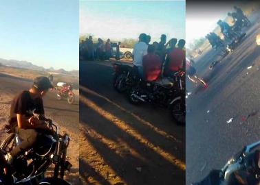 VIDEO: Así ocurrió el encontronazo de motociclistas en Cajeme